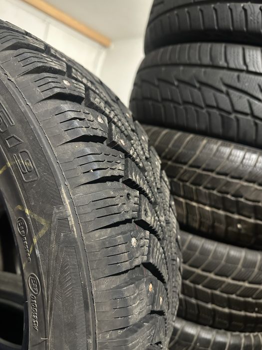 215/55/16 кама 7+мм шиповка зима 4шт по 1500грн)