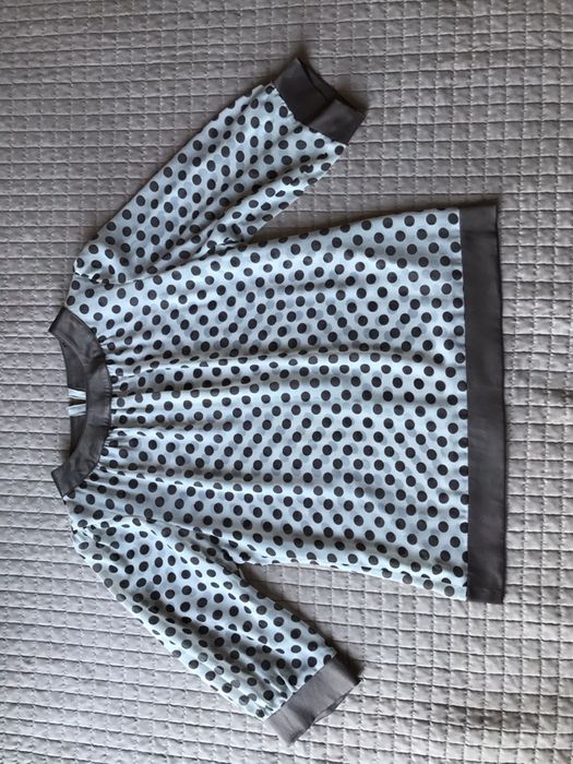 Piękny elegancki komplet damski marynarka spodnie spódnica bluzka 42