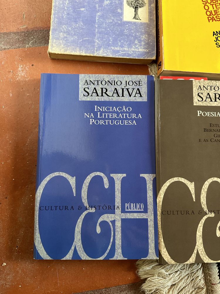 lote livros António José Saraiva