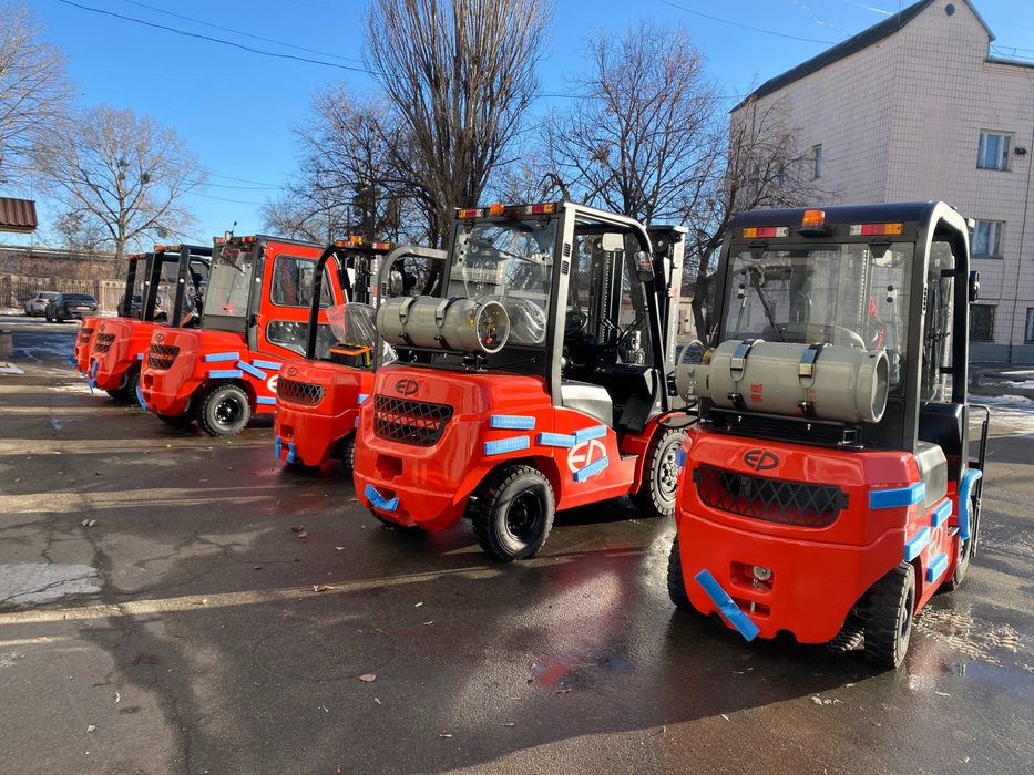 Новий газ-бензин навантажувач ЕР 35T8, 3.5т, 4.8м, двигун Nissan К25