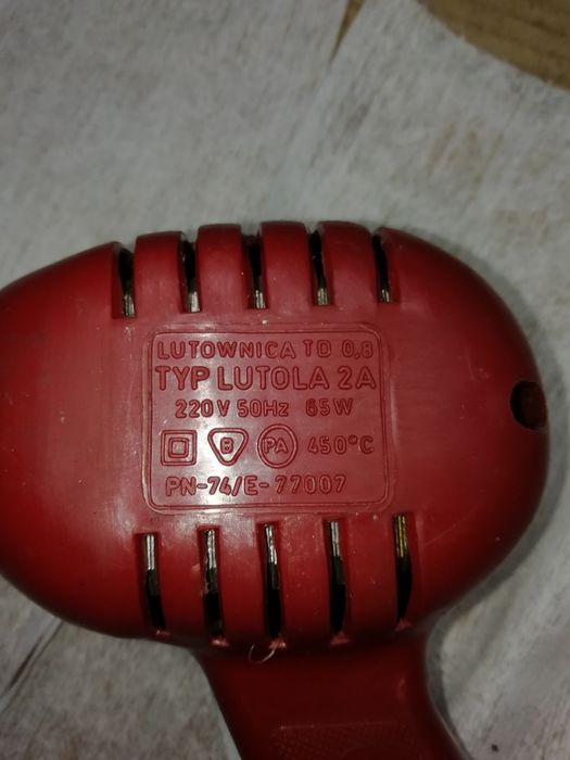 Stara lutownica Lutola 2a,piękna