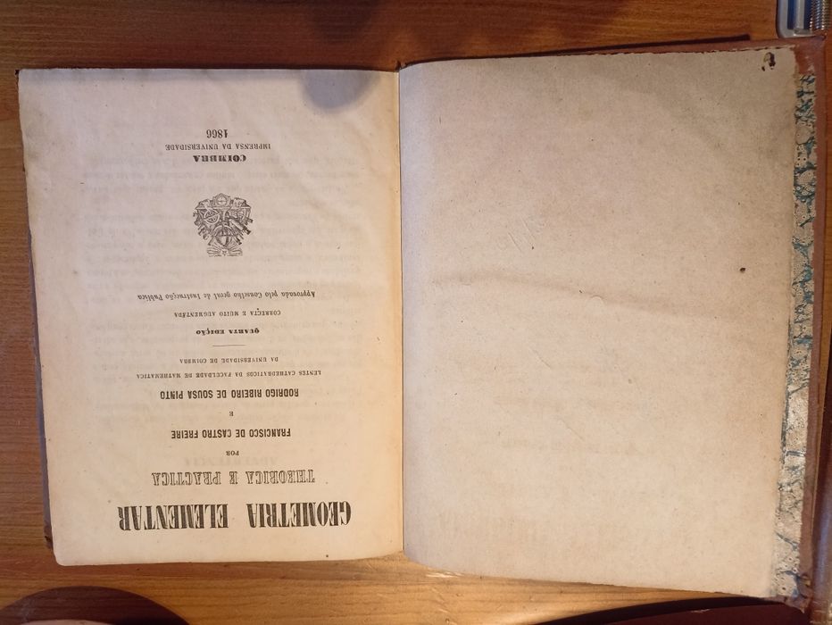 Geometria elementar, edição de 1866