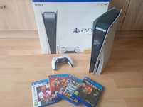 Konsola Sony PlayStation 5 PS5 z napędem. Jak nowa