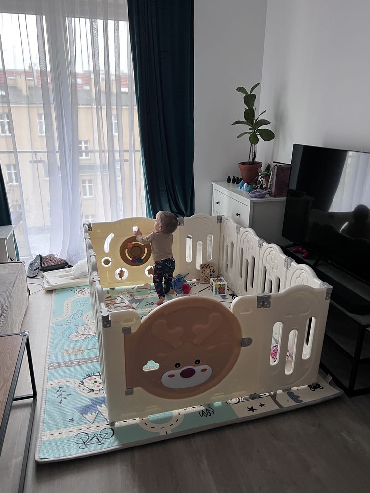 Kojec dla dziecka suchy basen na kulki na ogród balkon