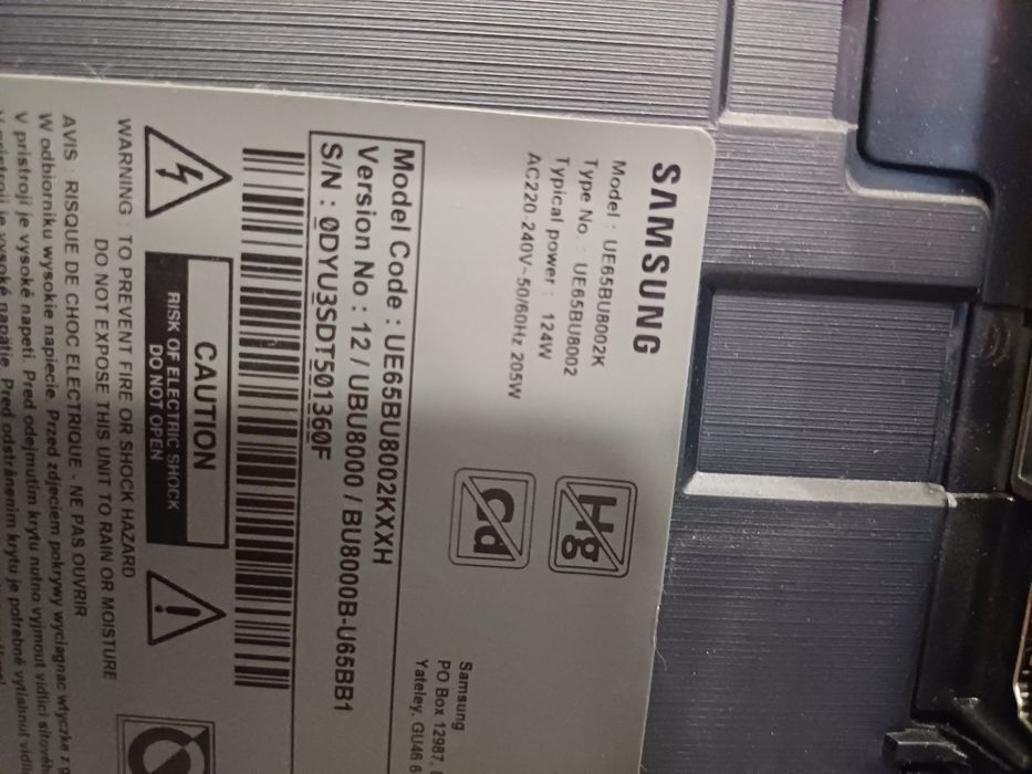 Телевізор Samsung 65BU8002