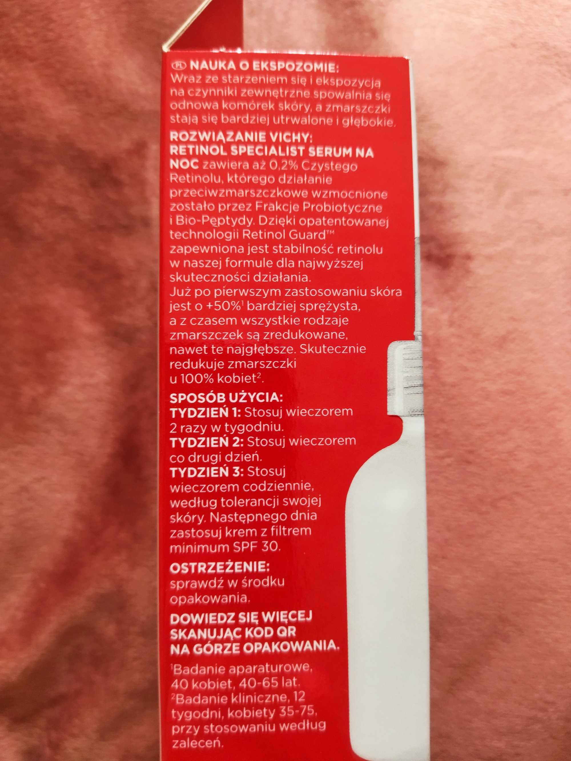Vichy Liftactiv Retionol Specjalist, Głębokie Zmarszczki, Serum Na Noc