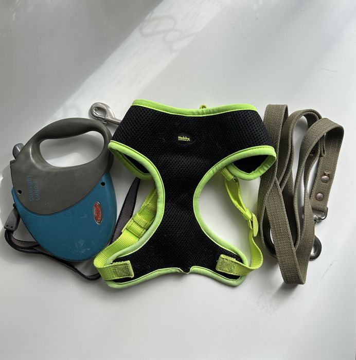 Повідець-рулетка, повідець, шлея