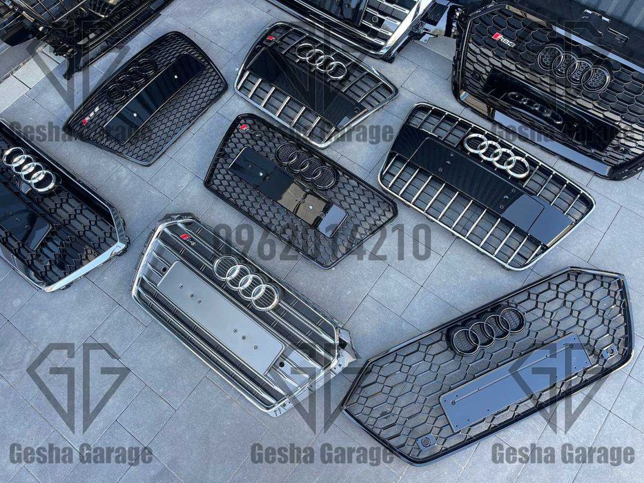ГАРАНТІЯ ЯКОСТІ! Решітка радіатора audi a1a3a4a5a6a7a8q5q3q7s6rs4sq5