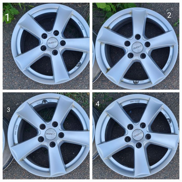 Диски DEZENT 16" 6,5J 5x112 ET46