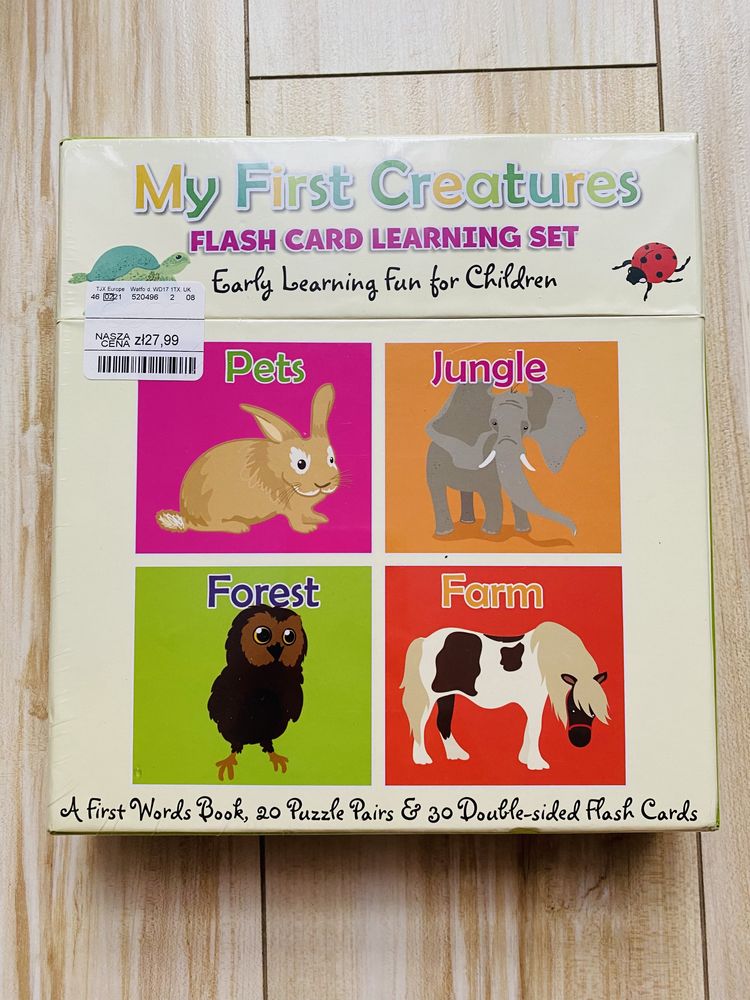 Flash card learning set- karty do nauki angielskiego