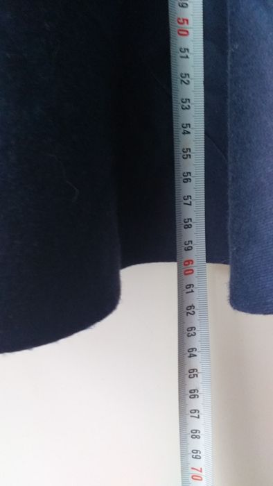 Spódnica Hugo Boss 12 40 granatowa do kolan trapezowa