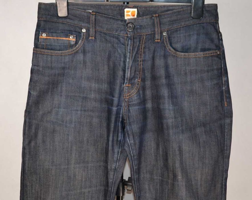HUGO BOSS Orange25 Jeans Spodnie Męskie 34/34 Oryginalne Regular Fit