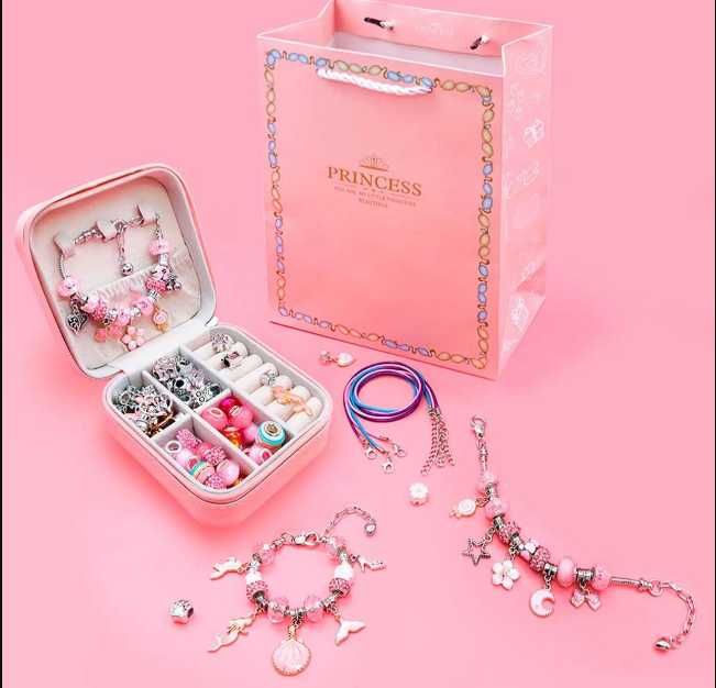 Дитячий набів браслетів Детский набор творчества Шарм-Браслеты Пандора