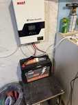 Инвертор Must 12v 1kv + powermr 12/100 lifepo4