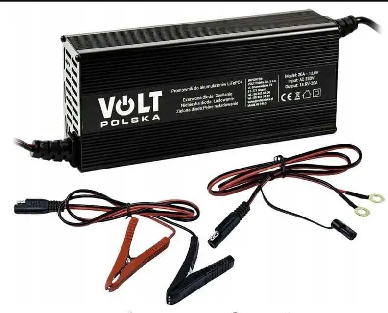 Зарядний пристрій для LiFePO4 акумуляторів 20A (12,8 В) Volt Polska