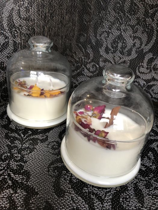 Świece w szkle z wosku sojowego,zapachowe