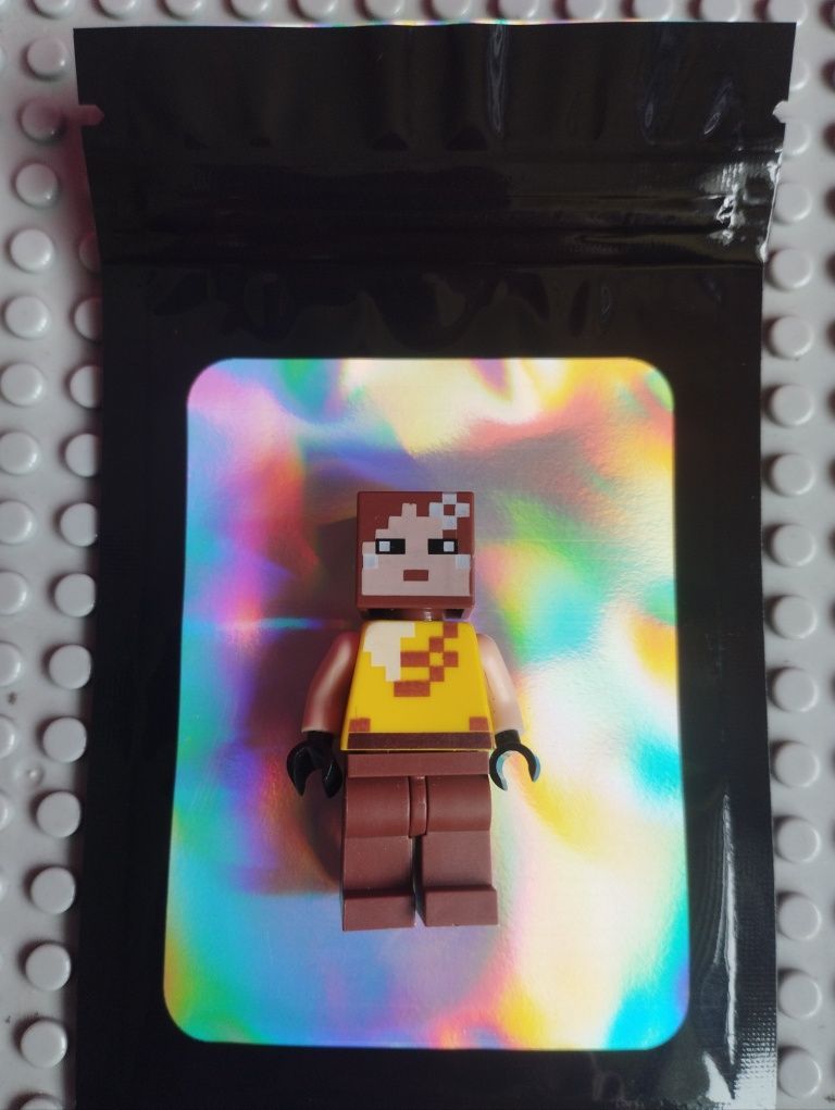 Minecraft figurka brązowo żółta