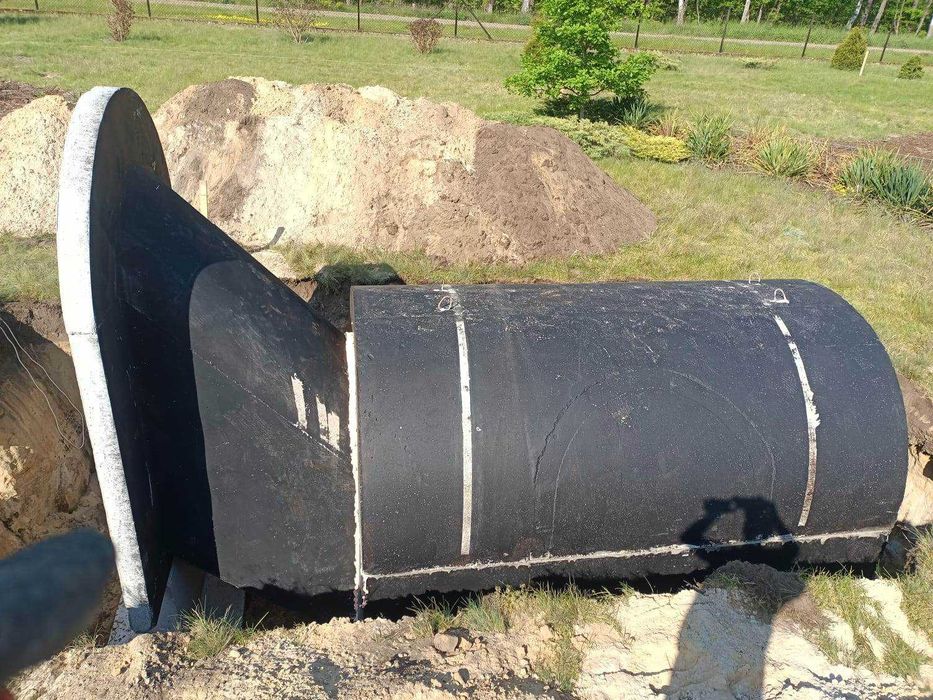 piwnica betonowa 350 ogrodowa ziemianka B30W8 schody tunel wentylacja