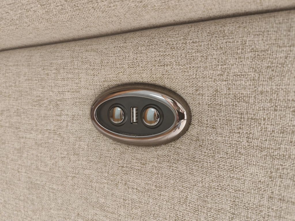 Sofá com relax e chaiselong COMO NOVO