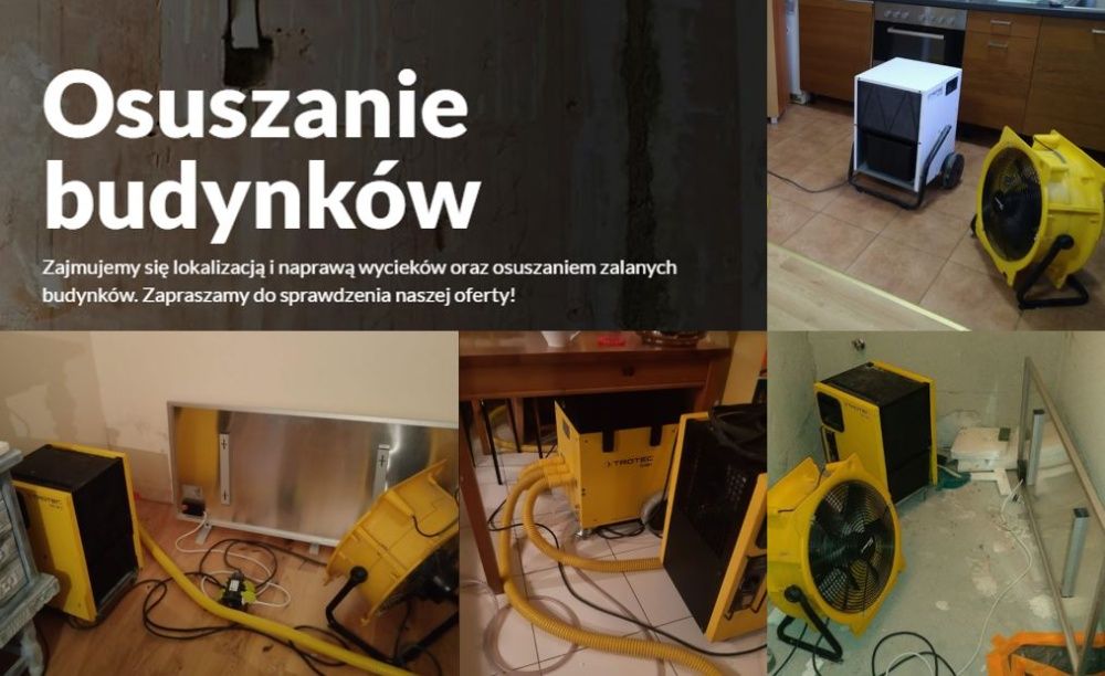 Osuszanie budynków