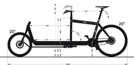 Bicicleta para transportar crianças