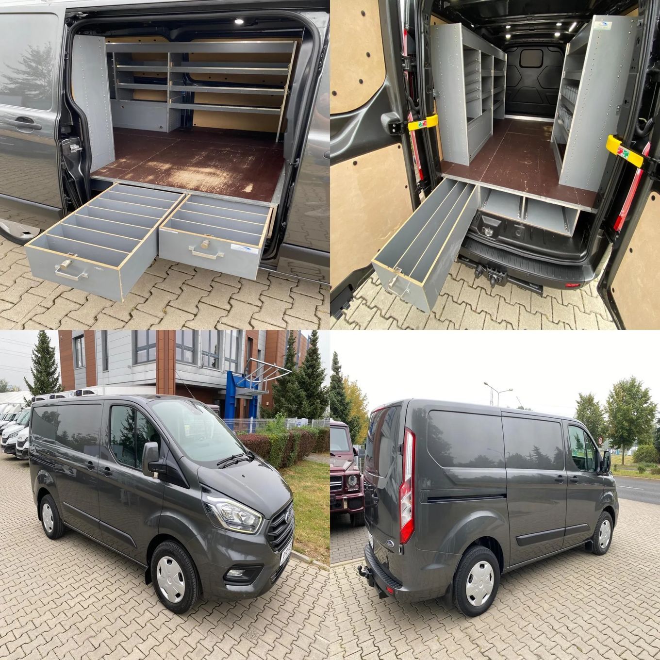 Ford TRANSIT CUSTOM 2.0 TDCI 130KM L1 ZABUDOWA WARSZTATOWA  serwis ASO FORD / bezwypadkowy