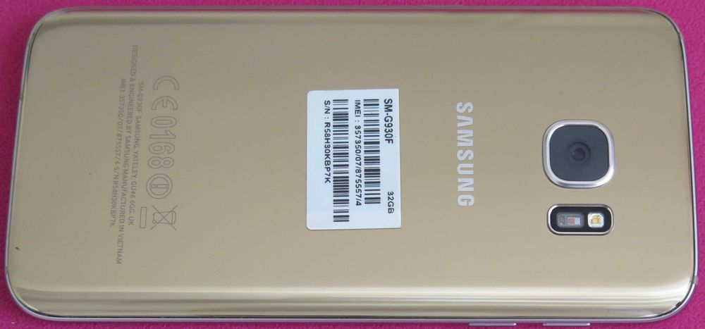 Samsung Galaxy S7+8gB+etui  SM-G930F złoty stan perfekcyjny, sklepowy