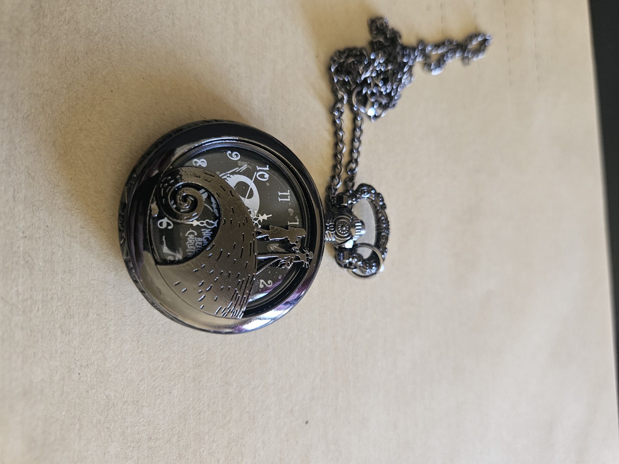Nowy zegarek kieszonkowy Savonette Emo Gothic Steampunk Postapocalipti