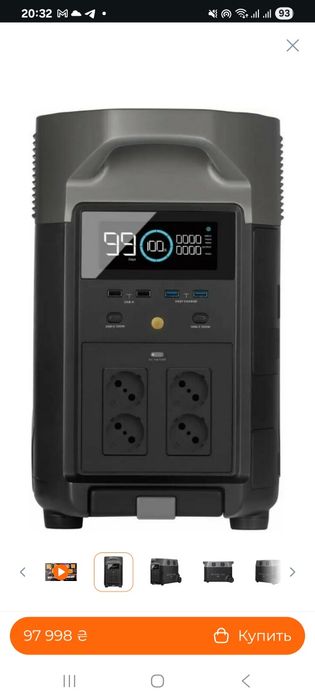 Зарядна станція EcoFlow DELTA Pro