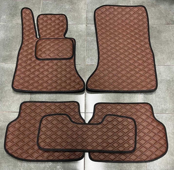 Коврики із екошкіри для БМВ\ BMW 5-серия F-10\ F-11\E-61\E-60\еко кожа