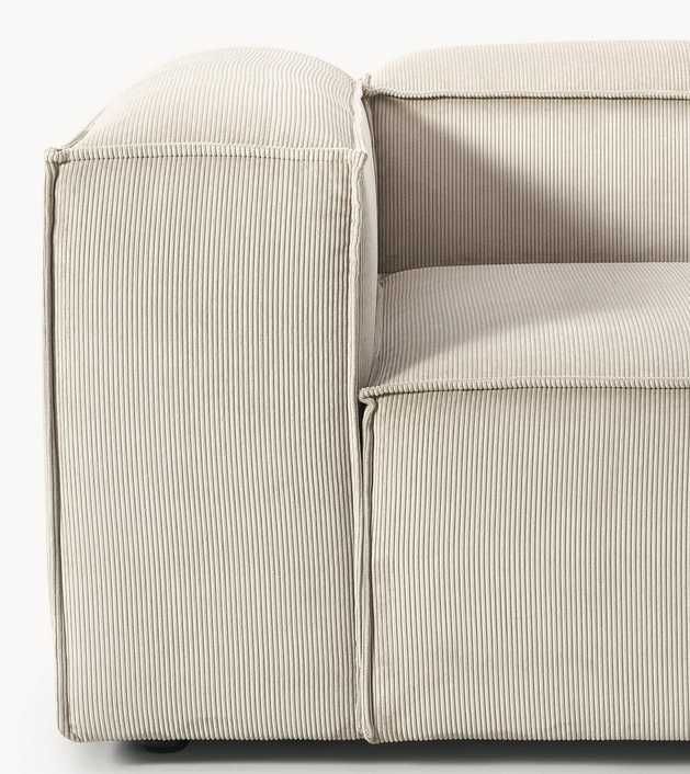 Sofa modułowa ze sztruksu Lennon (3-os.) Westwing