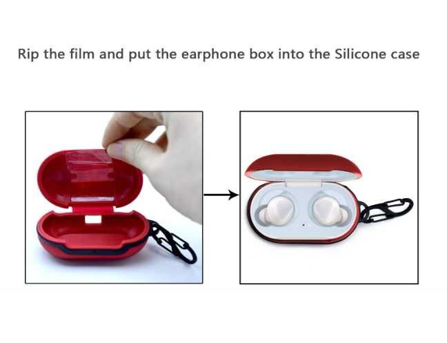Etui case do Samsung Galaxy Buds Czerwone
