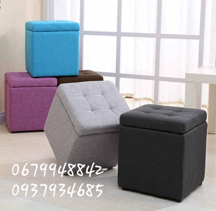 Пуфы, пуфики, пуфики с нишей, пуфы на ножках.