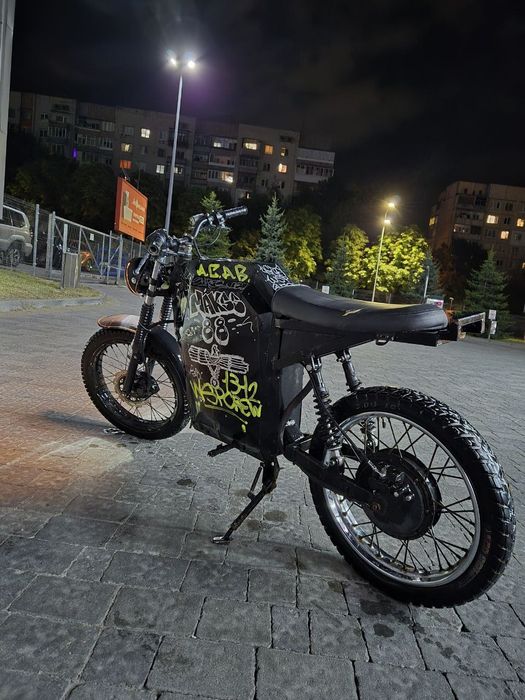 Електро мотоцикл скутер мопед велосипед qs motor 3000w