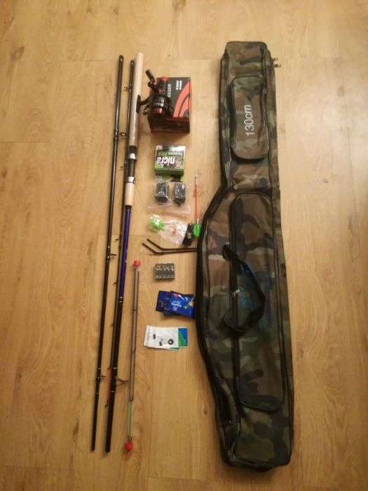 Zestaw wędkarski feeder,kołowrotek ,grunt-nowa cena