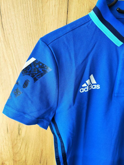 Koszulka polo damska bawełniana France adidas, rozmiar S, nowa z metka