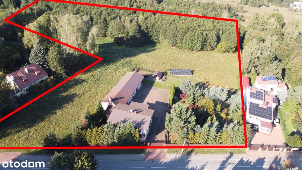 Dom 200M² + Magazyn 300M² - Stryków A1/A2 - Bezpośrednio