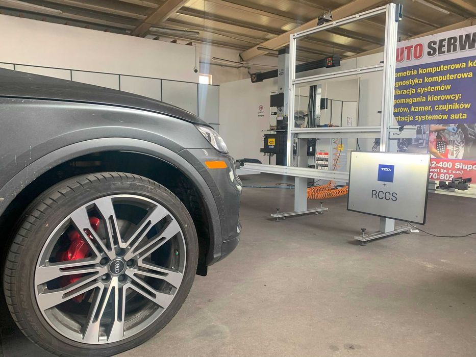 Kalibracja, regulacja radarów ACC, kamer wspom. i kamer 360 stopni