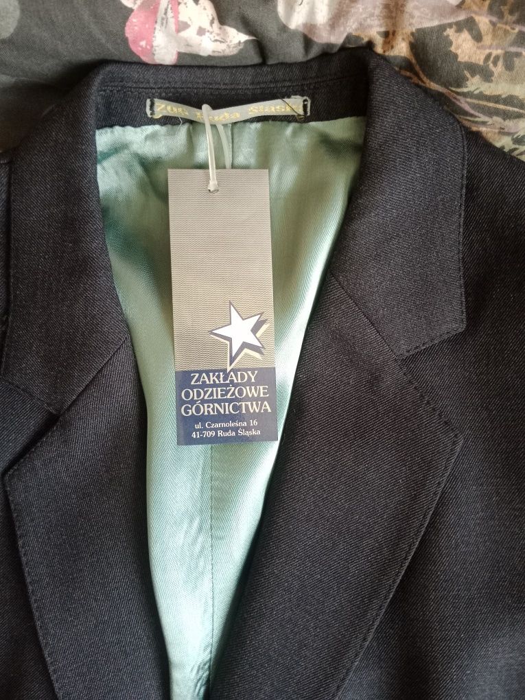 Męski garnitur górniczy granatowy nowy ZOG Ruda Śląska M