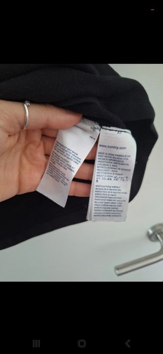 Tommy hilfiger młodzieżowa sukienka dresowa z kapturem 164 xs