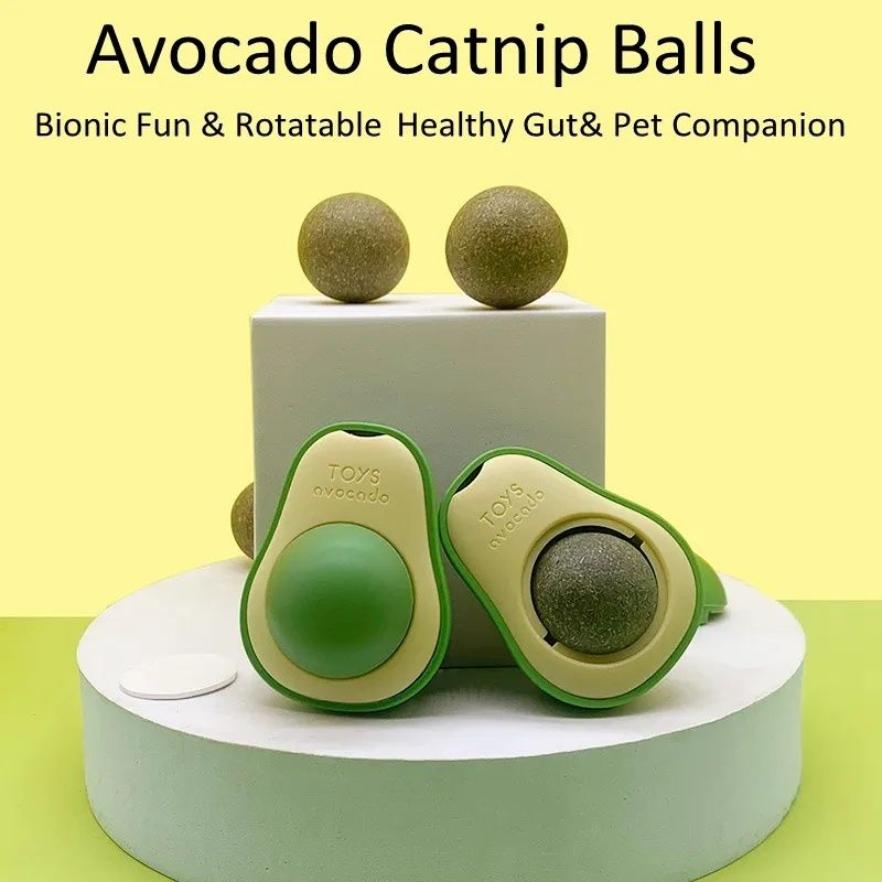 Іграшки для кішок у формі авокадо, фруктовий