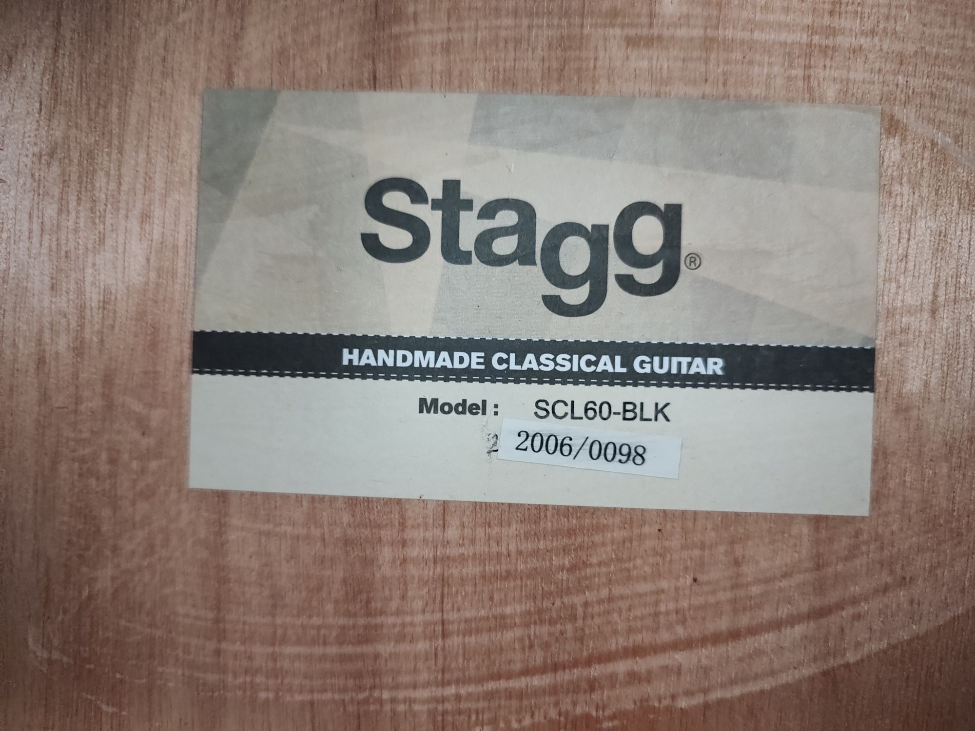 NOWA Stagg SCL60-BLK piękna gitara klasyczna Okoume Superwygodna !!