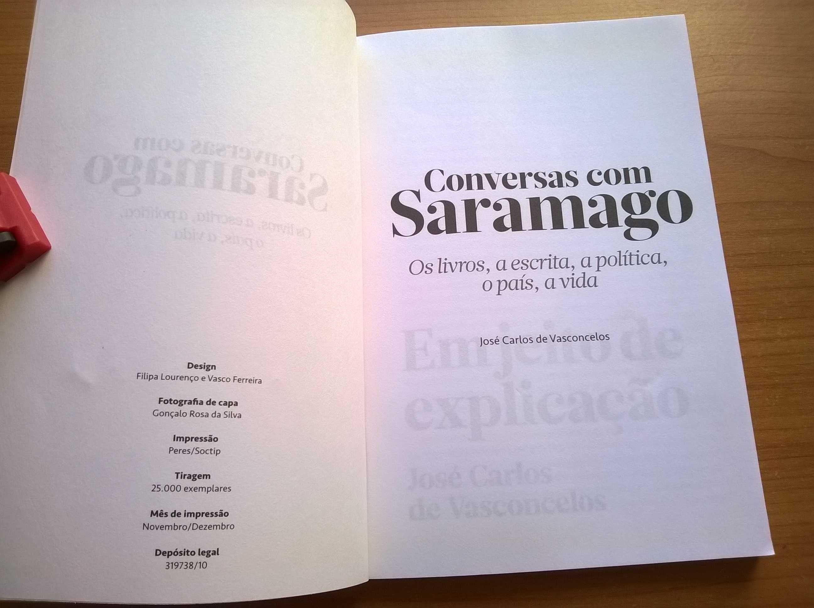 Conversas com Saramago - José Carlos Vasconcelos