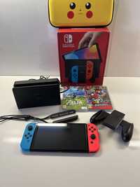 Консоль Nintendo Switch Neon Red/Neon Blue64 gb на гарантии