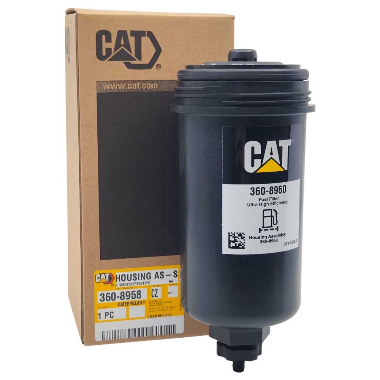 Filtr paliwa 360 - 8958 CAT (kpl z obudową)