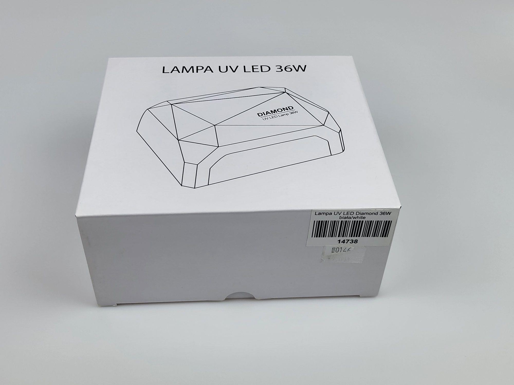 Lampa UV LED 36W DIAMOND Biała do utwardzania lakieru hybrydowego