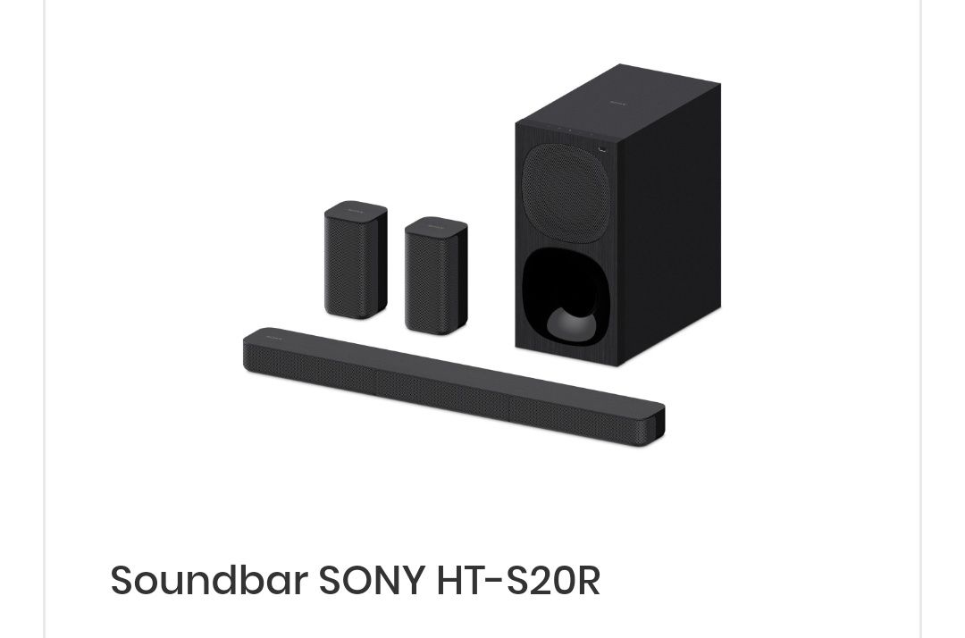 Soundbar Sony HT-S20R