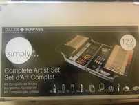 Zestaw artystyczny Complete Art Set w walizce - Daler Rowney  122 szt.