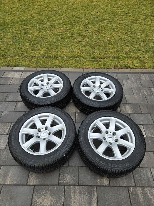 Alufelgi RIAL 16 5x120 z oponami zimowymi 225/55 R16 ET20 BMW OPEL
