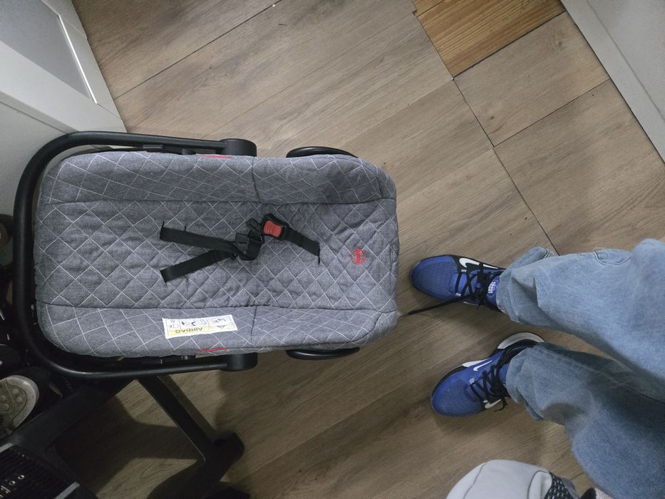 Carrinho com ovo e canguru novo